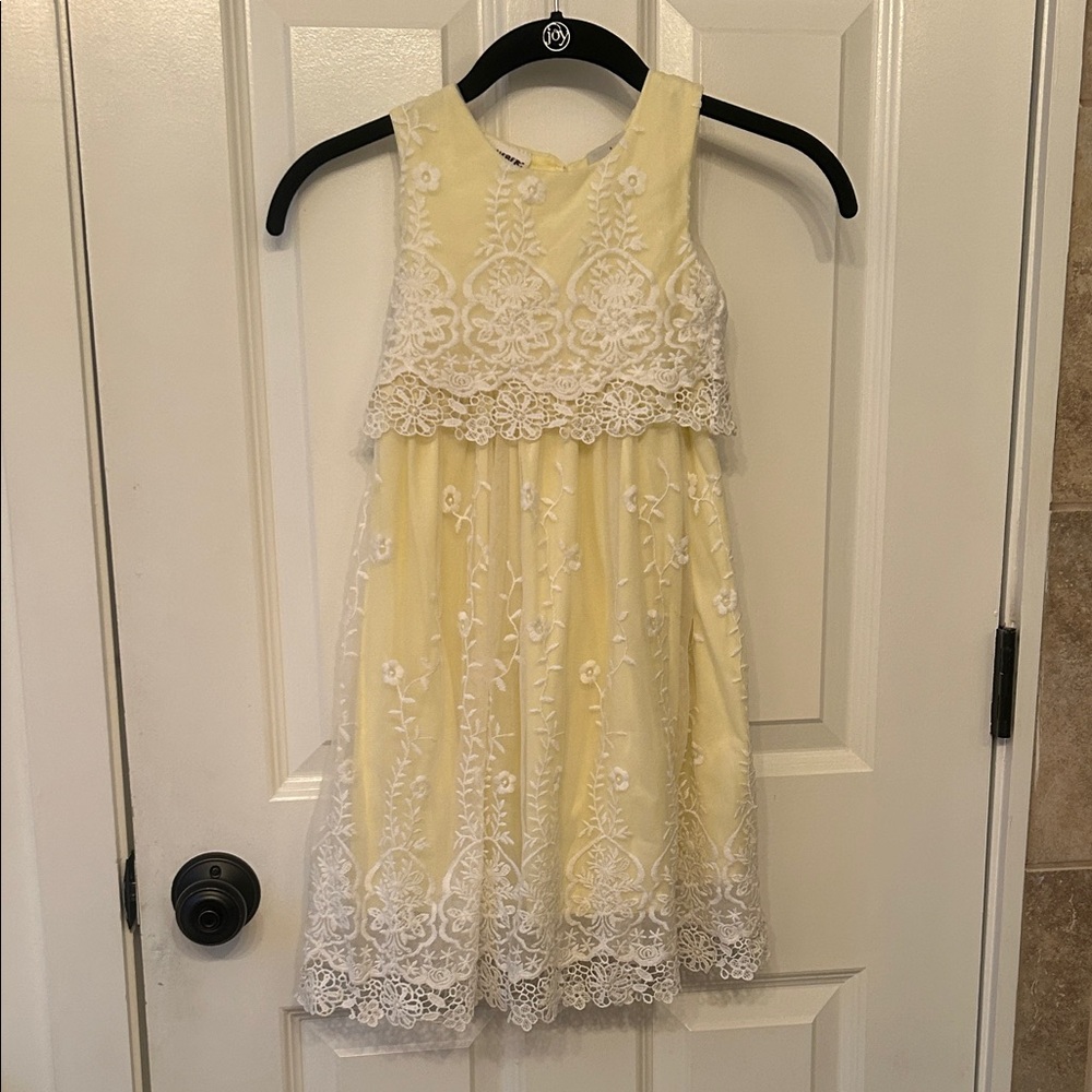 Blueberi Boulevard Ivory Lace Dress